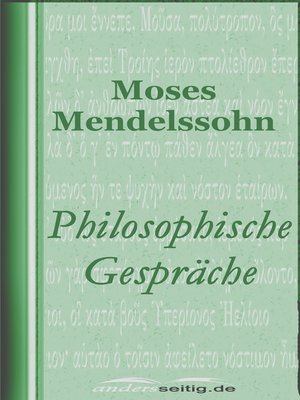 cover image of Philosophische Gespräche